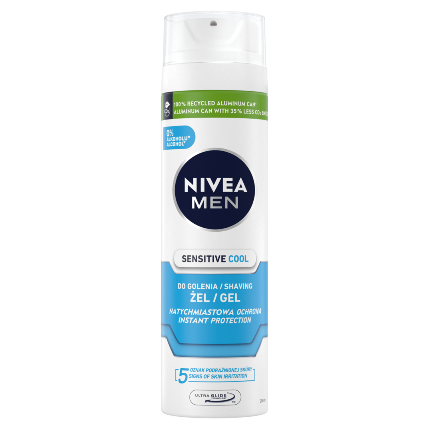 Nivea Men Sensitive охлаждающий гель для бритья, 200 мл - фото