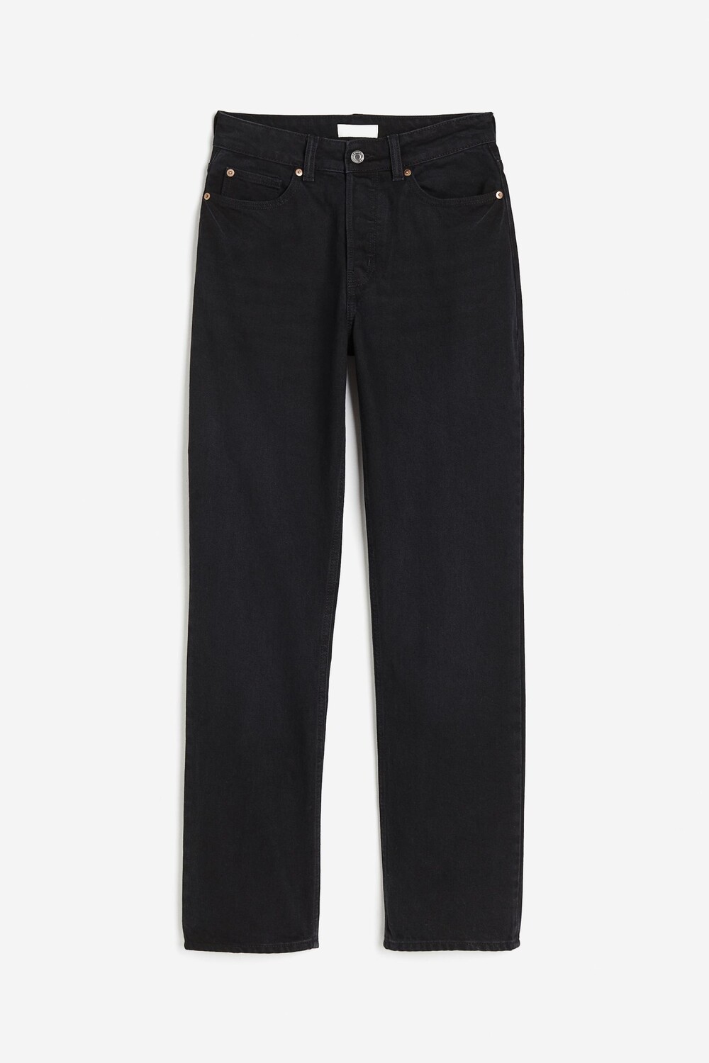

Джинсы H&M Straight High, черный