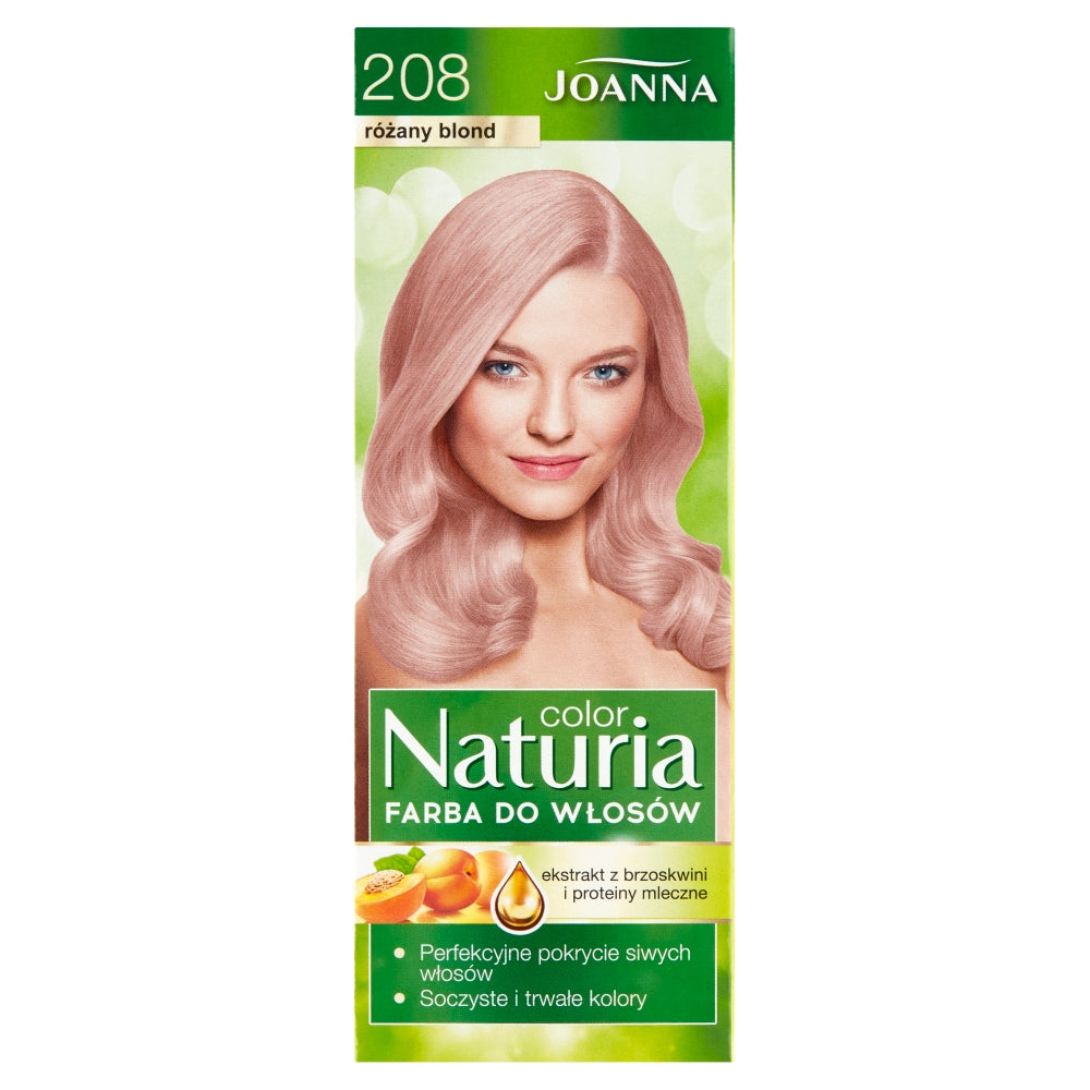 Joanna Краска для волос Naturia Color 208 Розовый Блонд – купить из-за  границы через сервис «CDEK.Shopping»