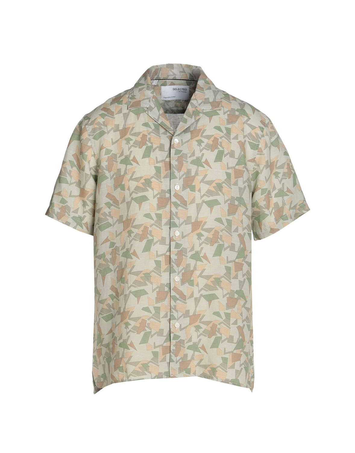 

Рубашка Selected Homme Patterned, светло-зеленый