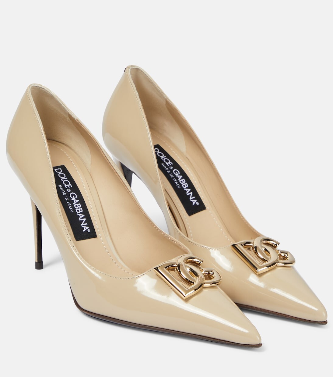 

Лакированные туфли lollo 90 с логотипом Dolce&Gabbana, коричневый