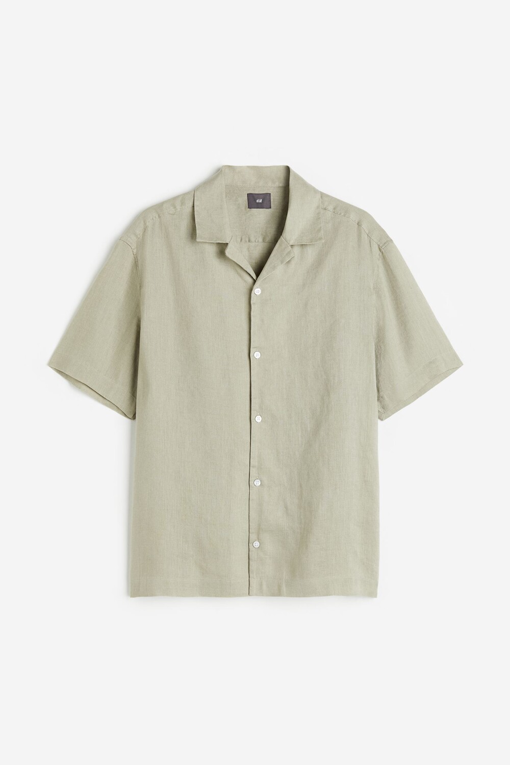 

Рубашка H&M Relaxed Fit Shirt, бежевый