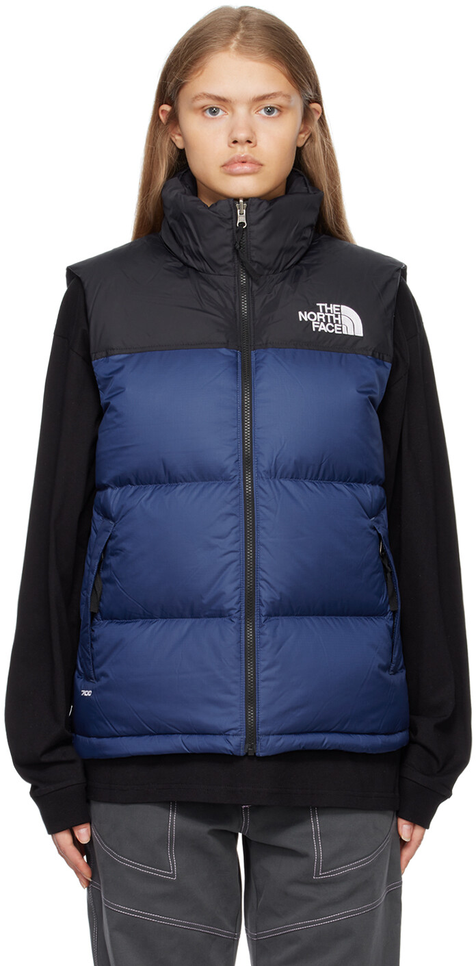 

Пуховой жилет Nuptse Retro 1996 года синего цвета The North Face