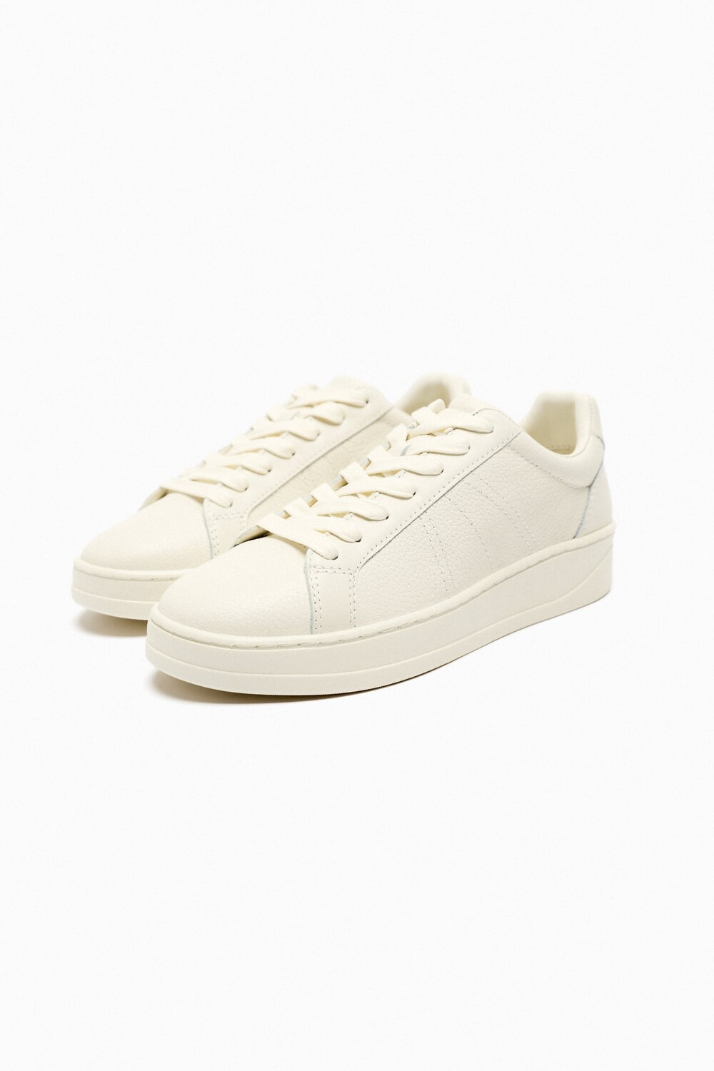 

Кожаные кеды ZARA, белый