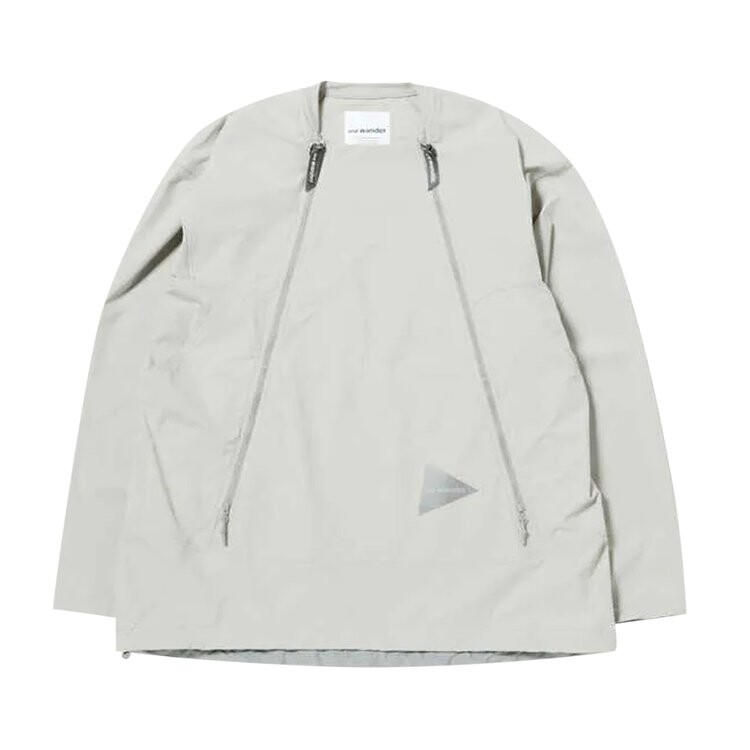 

Пуловер And Wander Trek Pullover 'Off White', белый