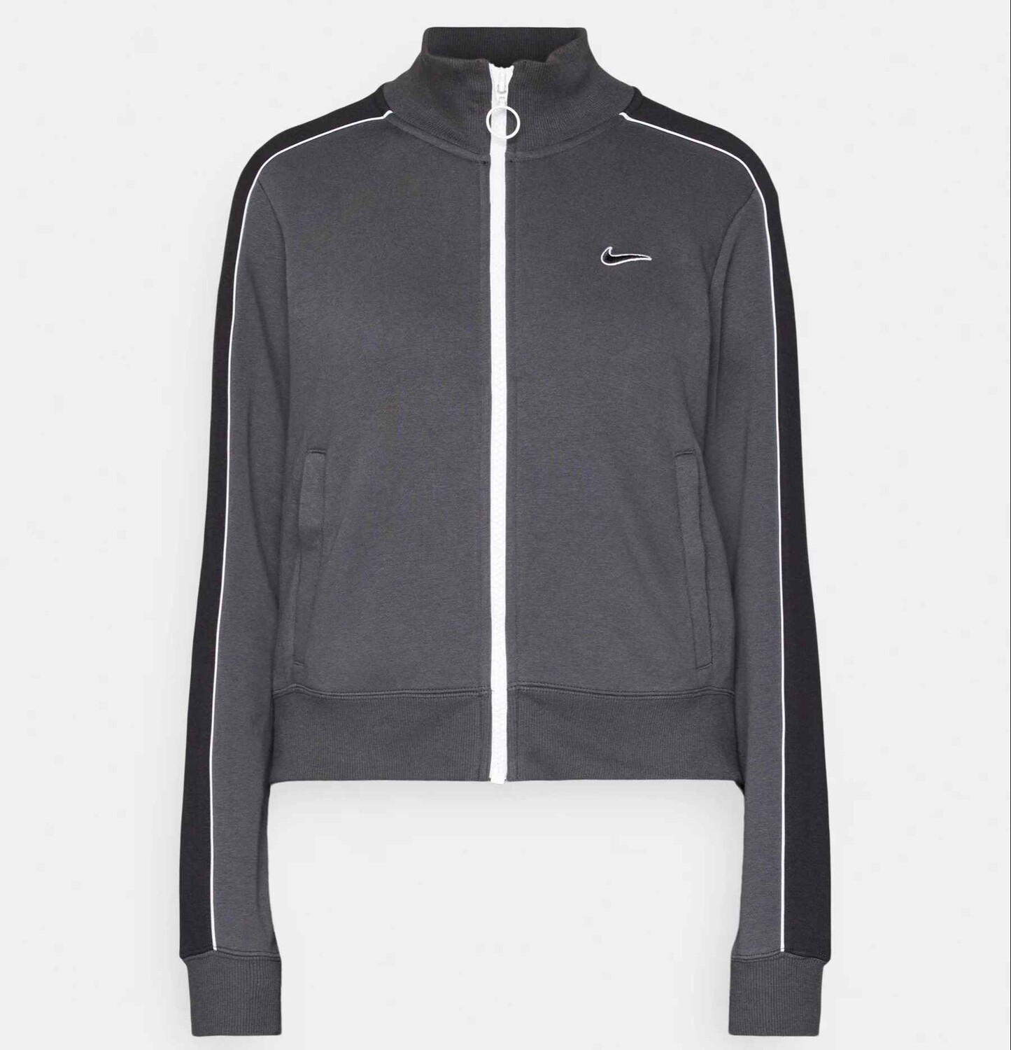 

Толстовка Nike Sportswear Zip-up, темно-серый/белый