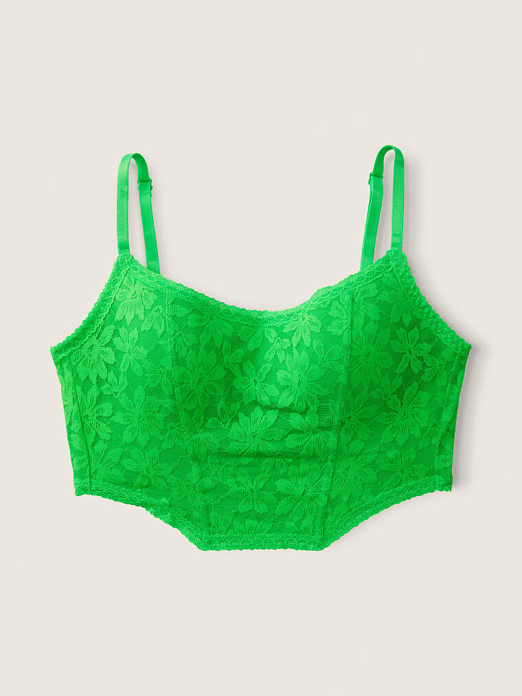 

Корсет Pink Lace Lightly Lined, зелёный