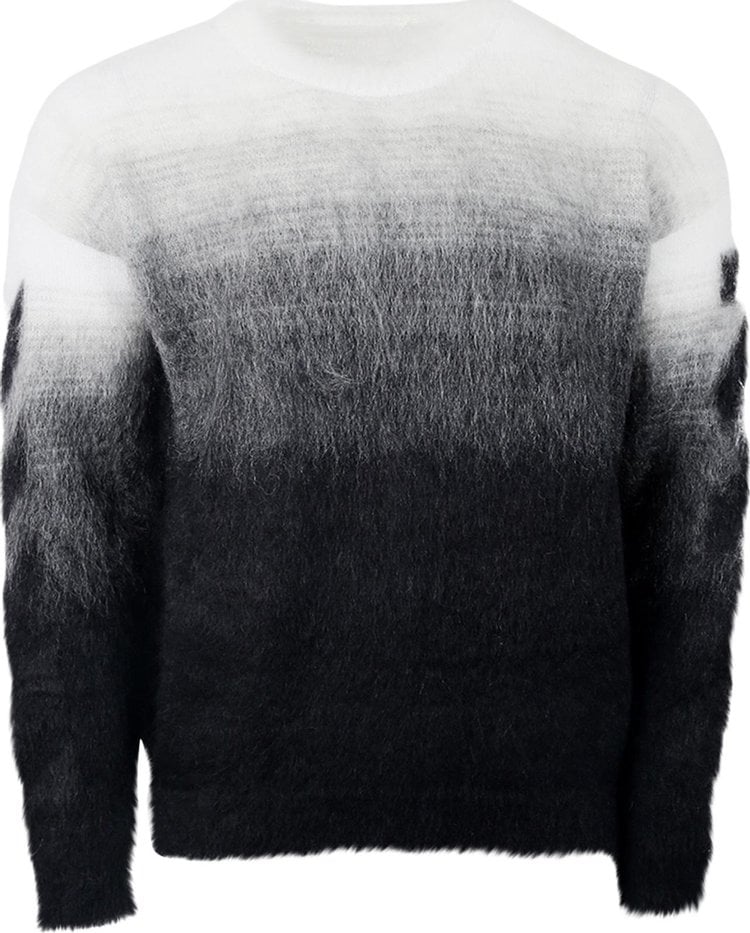 Толстовка Off-White Diag Arrow Brushed Knit Crew 'Black/Black', черный - фото