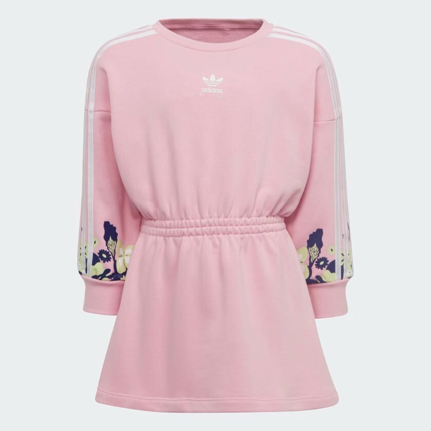 

Платье Adidas Originals Flower Print Long Sleeve, розовый/мультиколор
