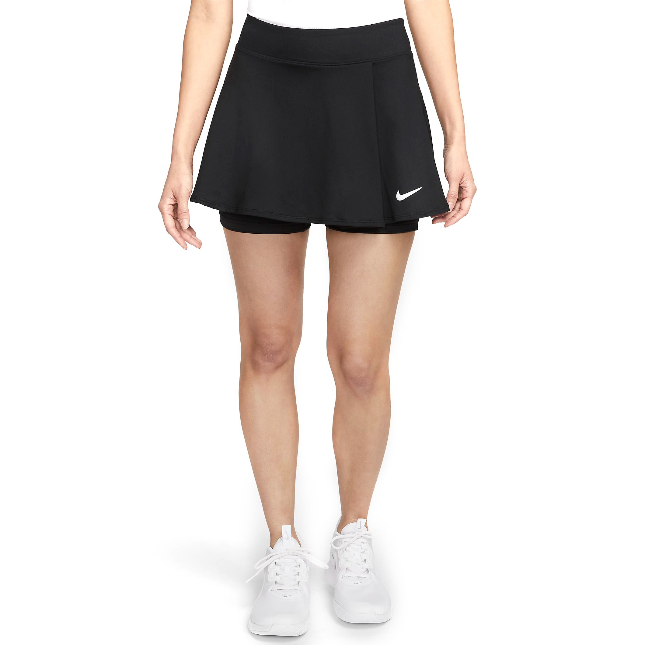 Юбка Nike Court Dri-Fit Victory Women's Flouncy Tennis, черный/белый