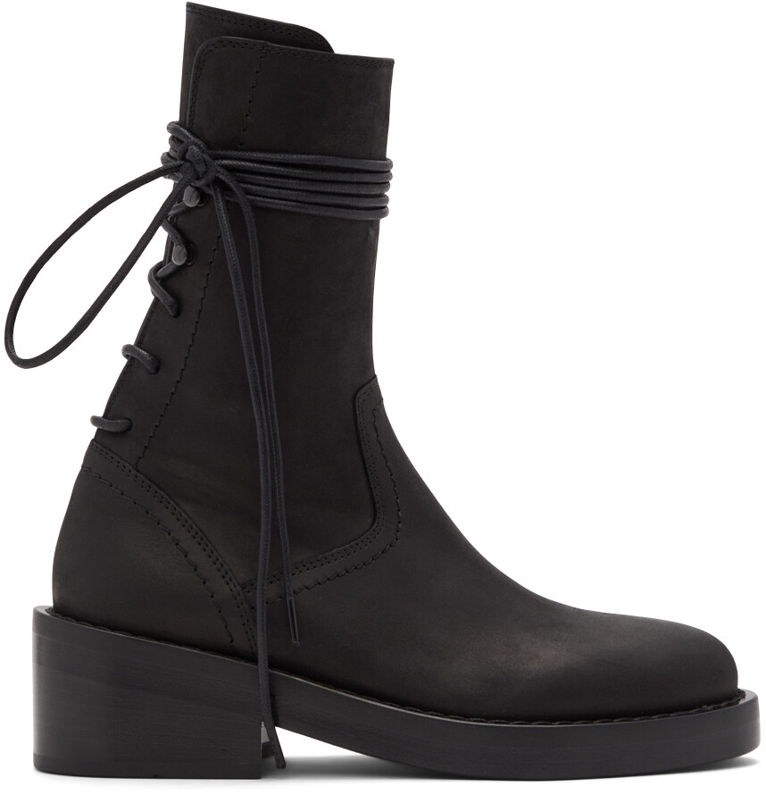 

Черные сапоги Henrica Ann Demeulemeester