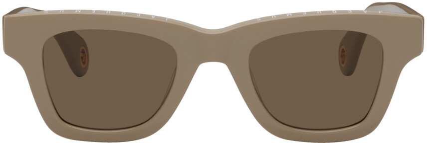 

Бежевые солнцезащитные очки Le Papier 'Le Lunettes Nocio' Jacquemus