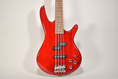 

Ibanez GSR200-TR 4-х струнный бас 2010-х прозрачный красный GSR200-TR 4-String Bass
