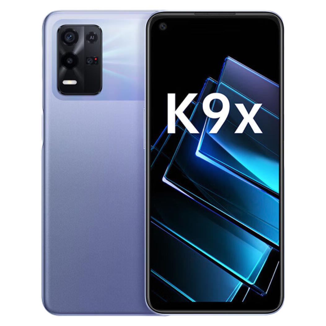 Смартфон Oppo K9x, 8Гб/128Гб, 2 Nano-SIM, серебристо-фиолетовый