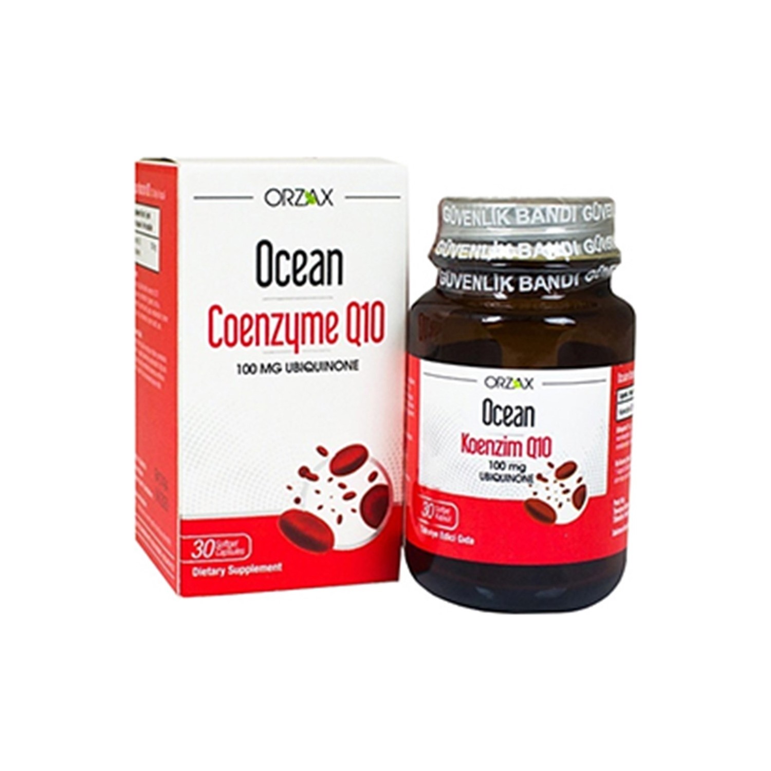 Коэнзим Q10 Ocean 100 мг, 30 капсул dr mercola липосомальный коэнзим q10 100 мг 30 капсул