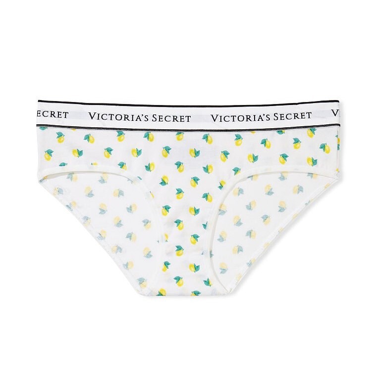 

Трусы Victoria's Secret Logo Cotton Hiphugger, белый