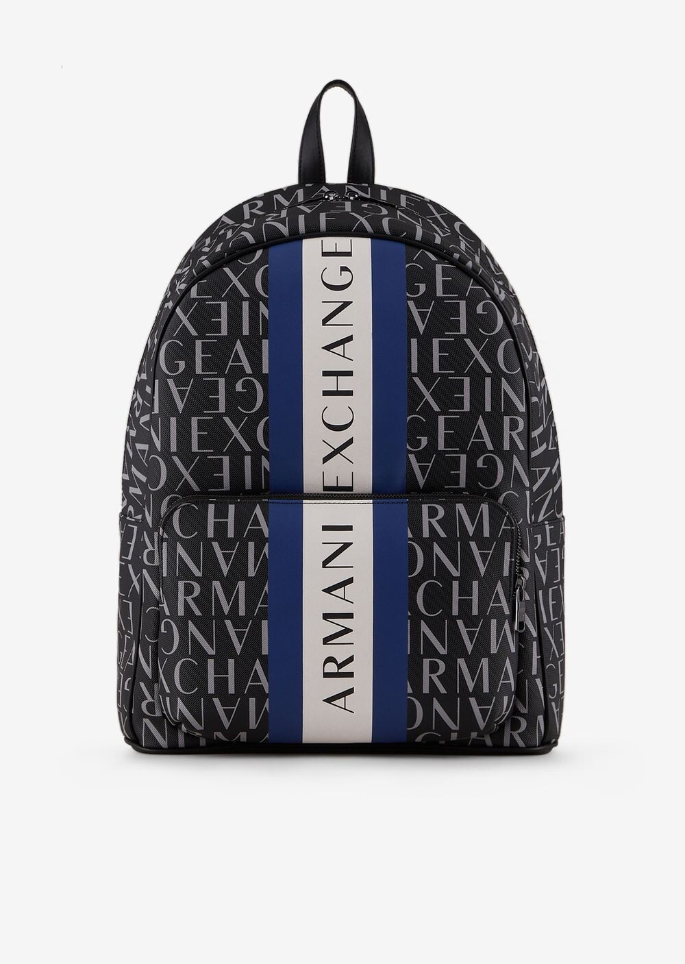 

Рюкзак с логотипом Armani Exchange, черный