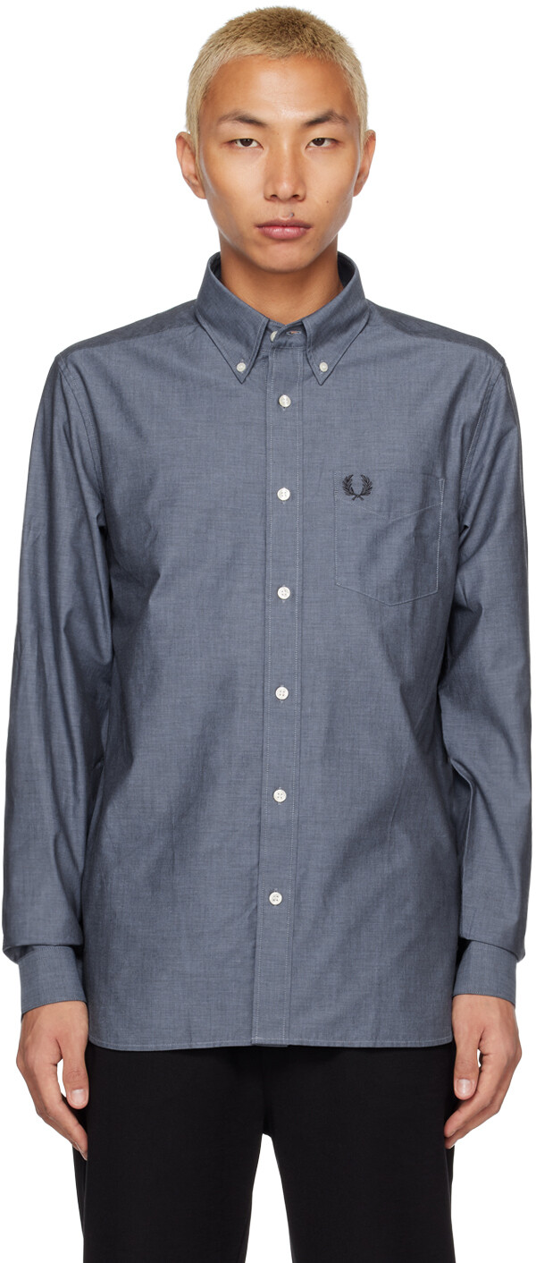 

Темно-синяя рубашка M4695 Fred Perry