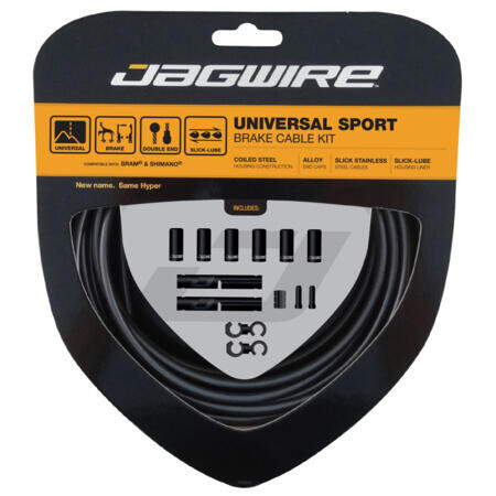 

Комплект тормозных тросов Jagwire Universal Sport, черный / черный / черный