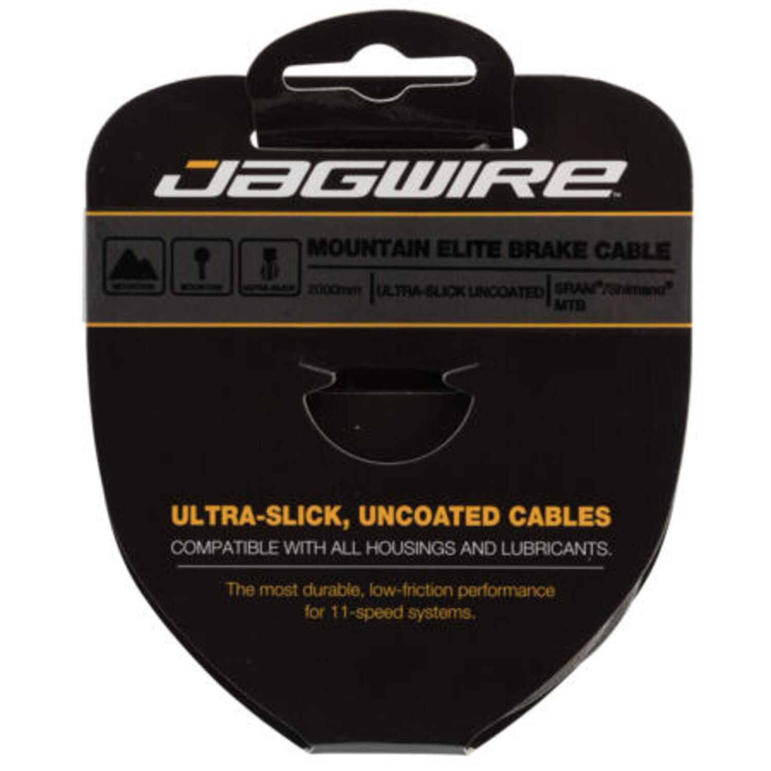 

Тормозной трос Jagwire Elite Ultra -1.5X2000мм-SRAM/Shimano, черный / черный / черный