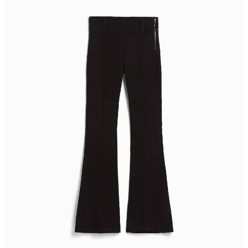 

Брюки Bershka Twill Flare, черный