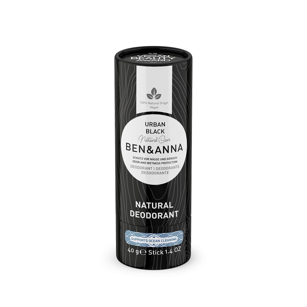 

Ben&Anna Natural Soda Deodorant натуральный дезодорант на основе соды картонный стик Urban Black 40г