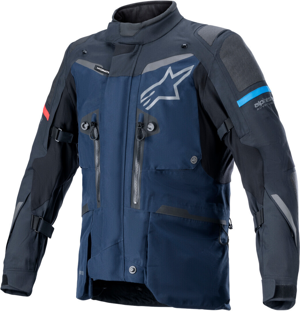 

Alpinestars Boulder Gore-Tex Мотоцикл Текстильная куртка, темно-синий/черный