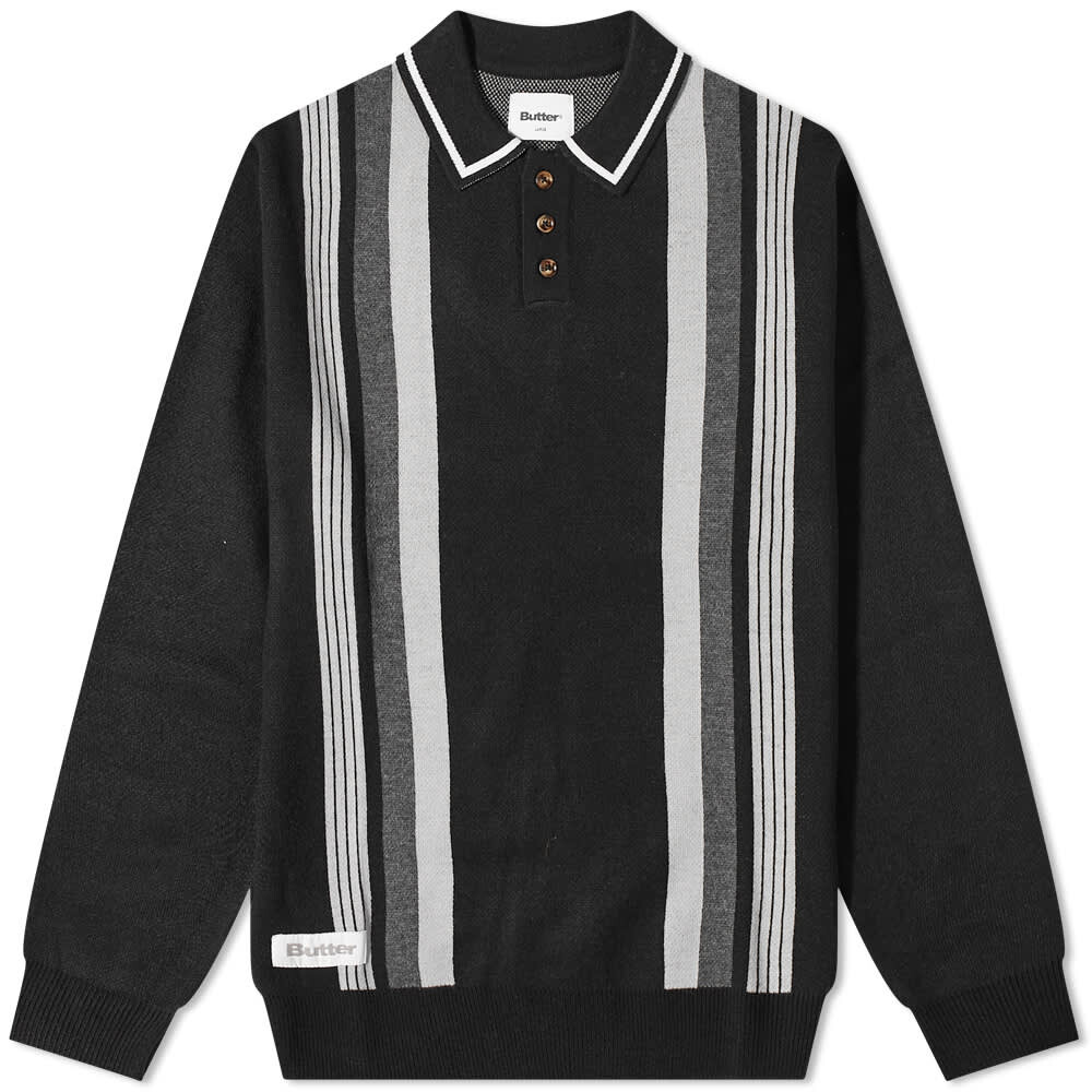 

Футболка Butter Goods Bowler Long Sleeve Knit Polo, Серый