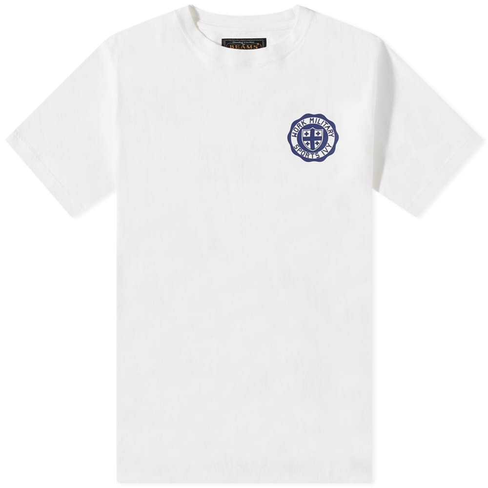 

Футболка END. x Beams Plus Varsity College Tee, Белый