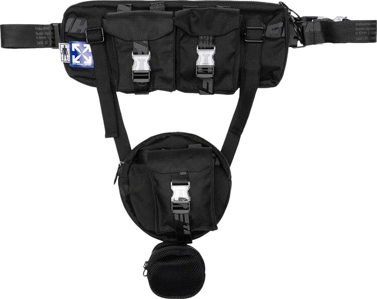 

Сумка Off-White Combinable Fanny Pack Black, черный