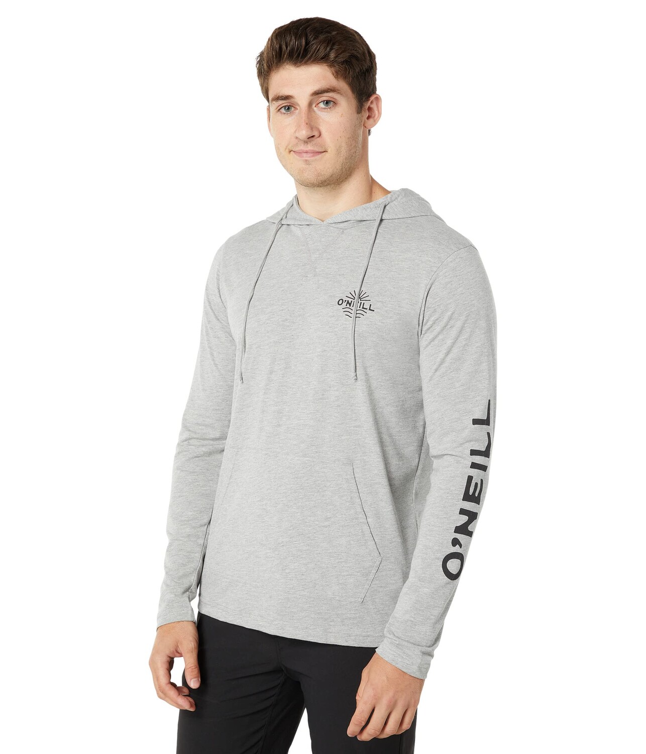 

Худи O'Neill, Trvlr Holm Snap Pullover Hoodie, Серый