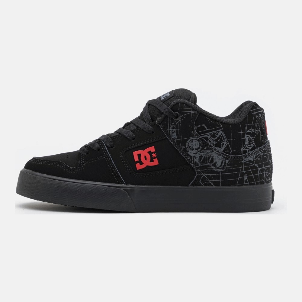 

Кеды Dc Shoes Pure Mid Unisex, black/red