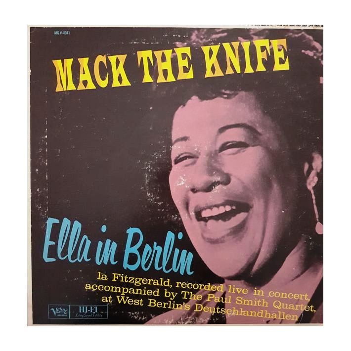 виниловая пластинка fitzgerald ella mack the knife ella in berlin CD диск Ella In Berlin Mack The Knife/Summertime (Limited Edition) | Ella Fitzgerald