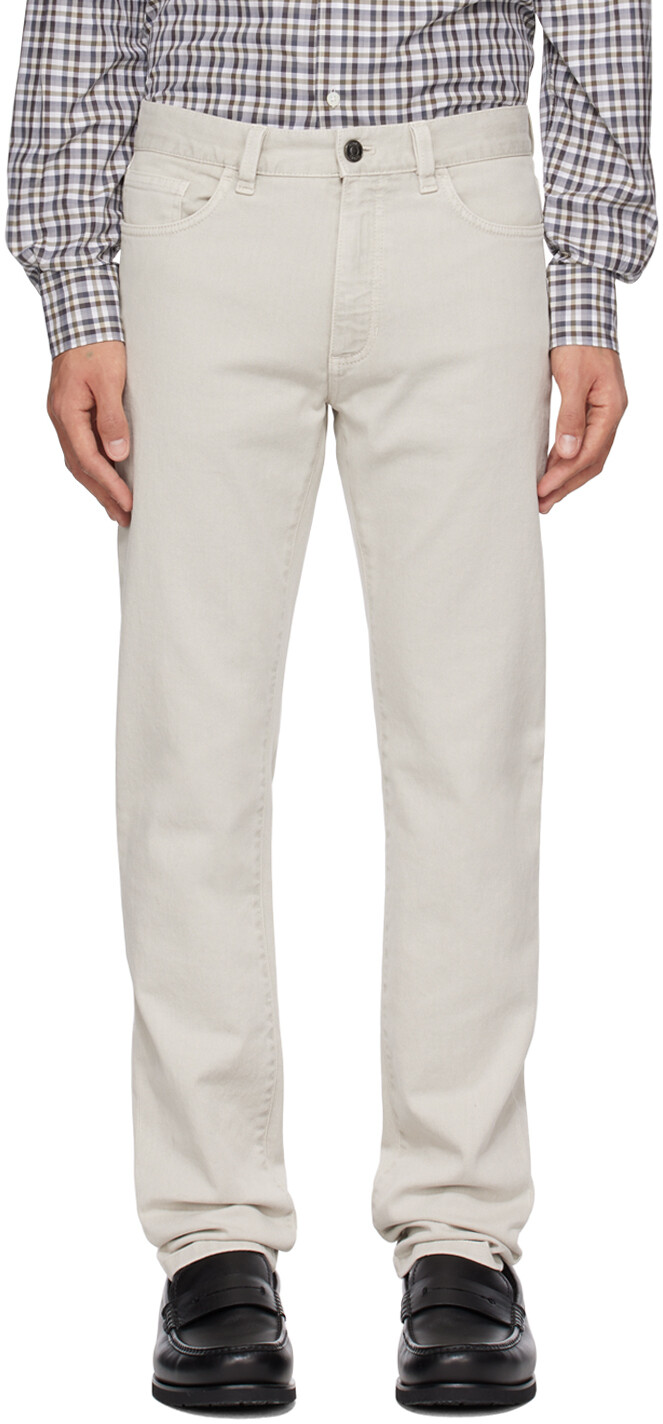 

Серые джинсы Delave ZEGNA, Серый