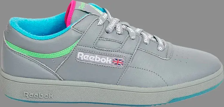 

Кроссовки palace x club workout 'grey' Reebok, серый