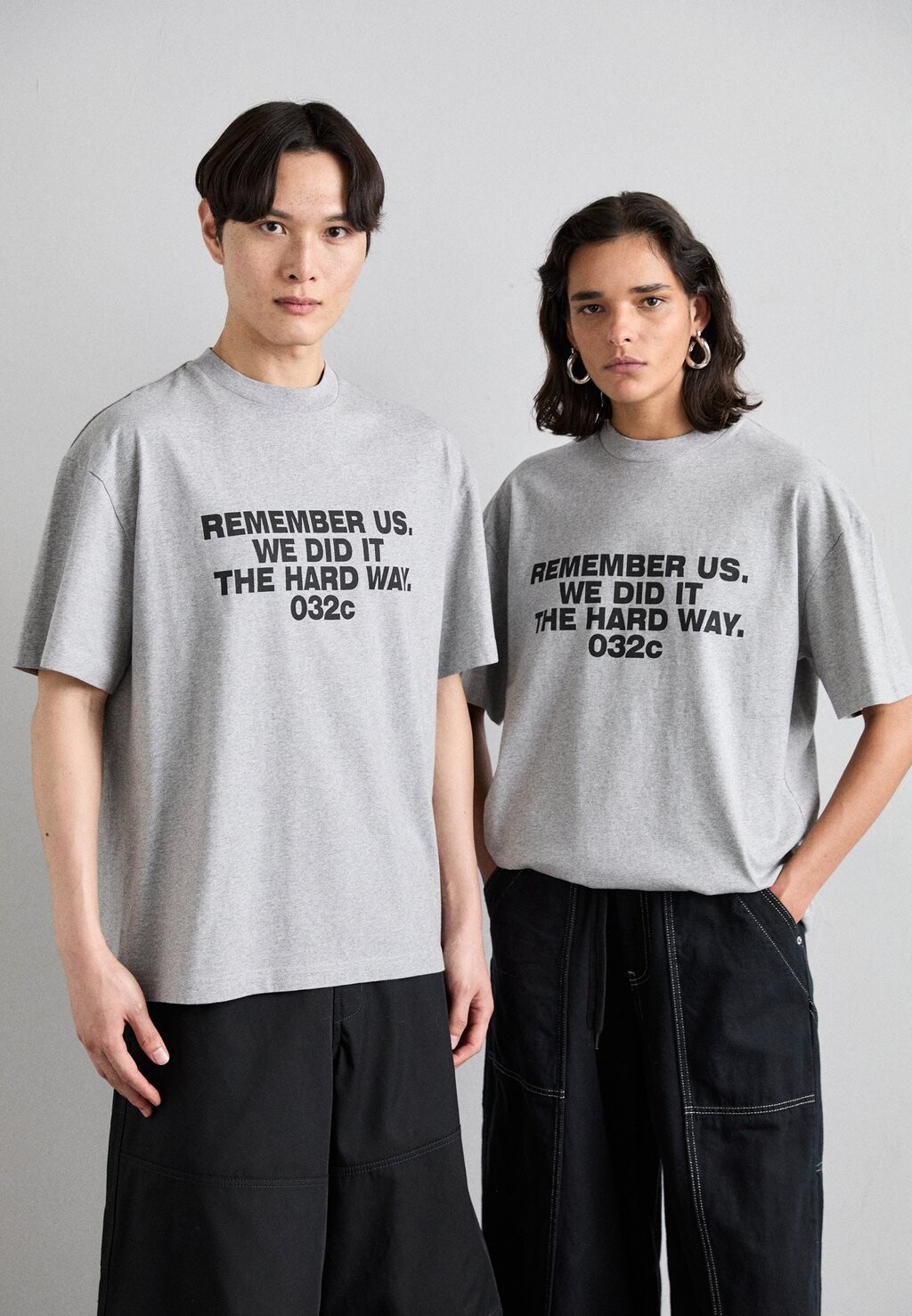 

Футболка с принтом CONSENSUS AMERICAN CUT UNISEX 032c, цвет grey melange