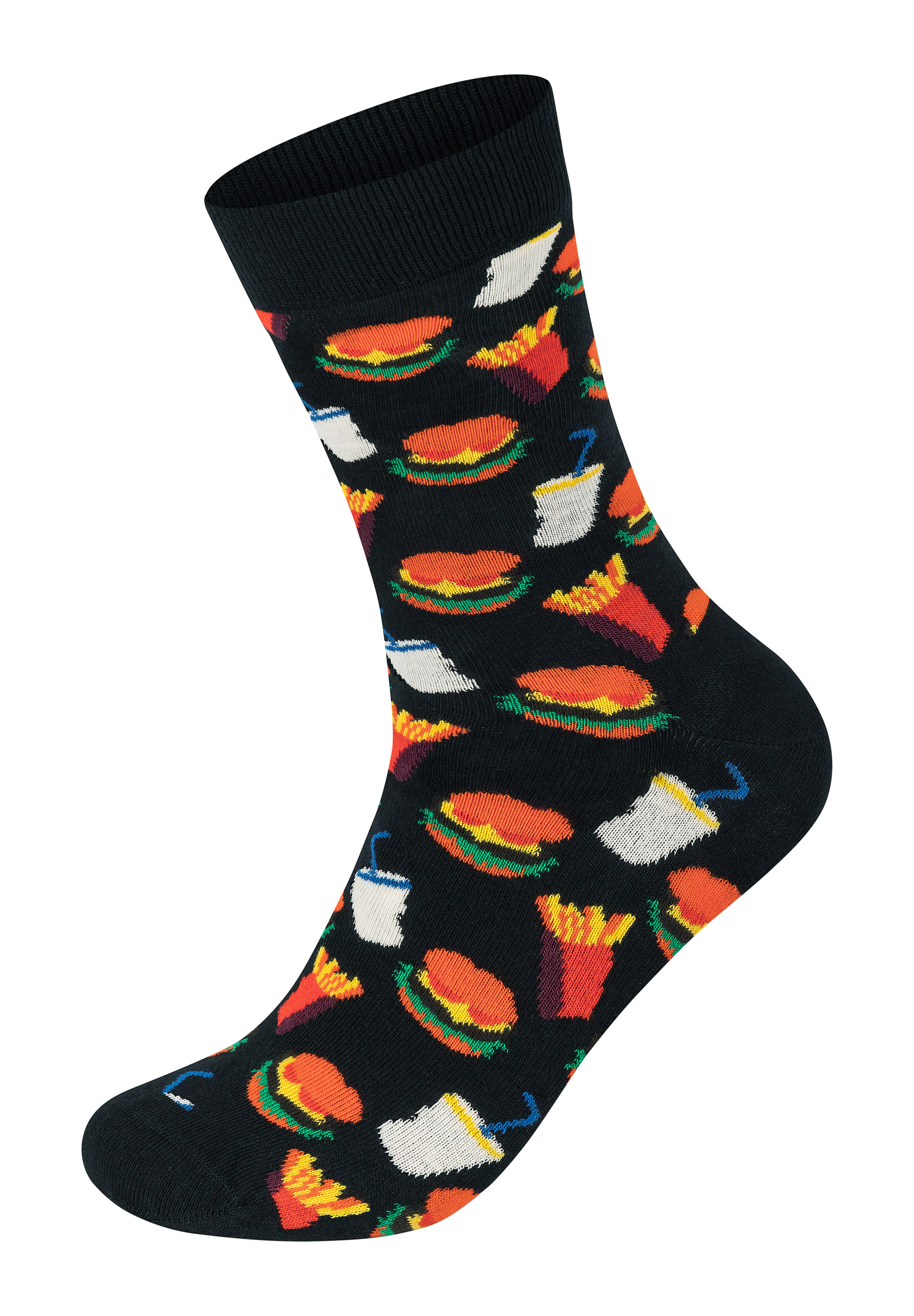 носки happy socks носки hot dog dog Носки Happy Socks Hamburger Dog Thumbs up, темно синий
