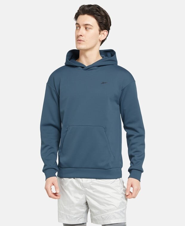

Толстовка с капюшоном Reebok, королевский синий