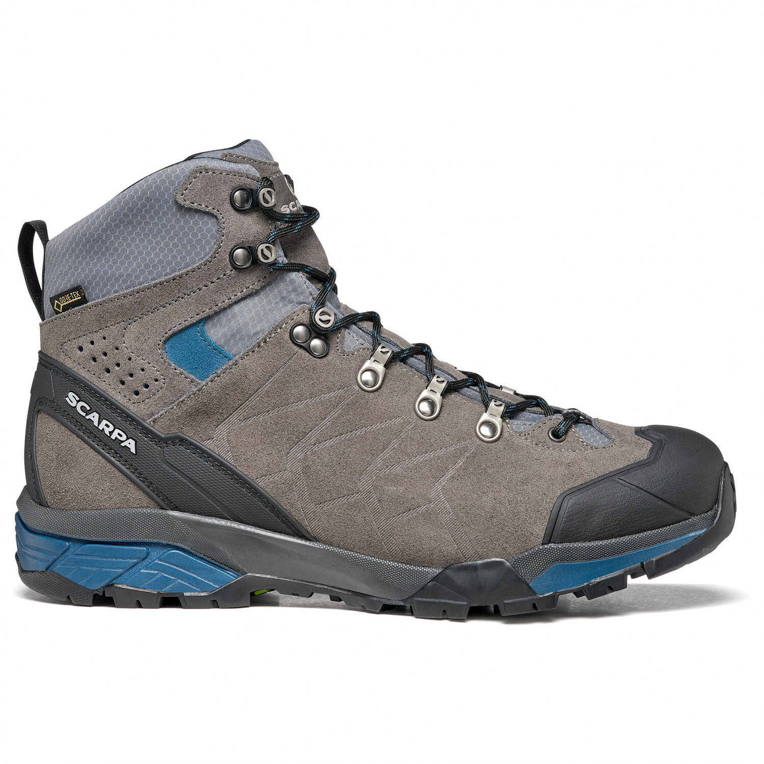 

Ботинки для прогулки Scarpa ZG Trek GTX, цвет Titanium/Lakeblue