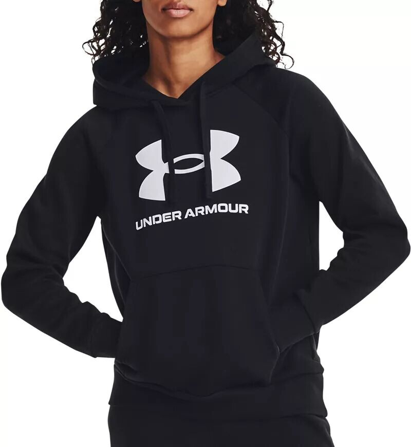 

Женская флисовая толстовка с большим логотипом Under Armour Rival, черный