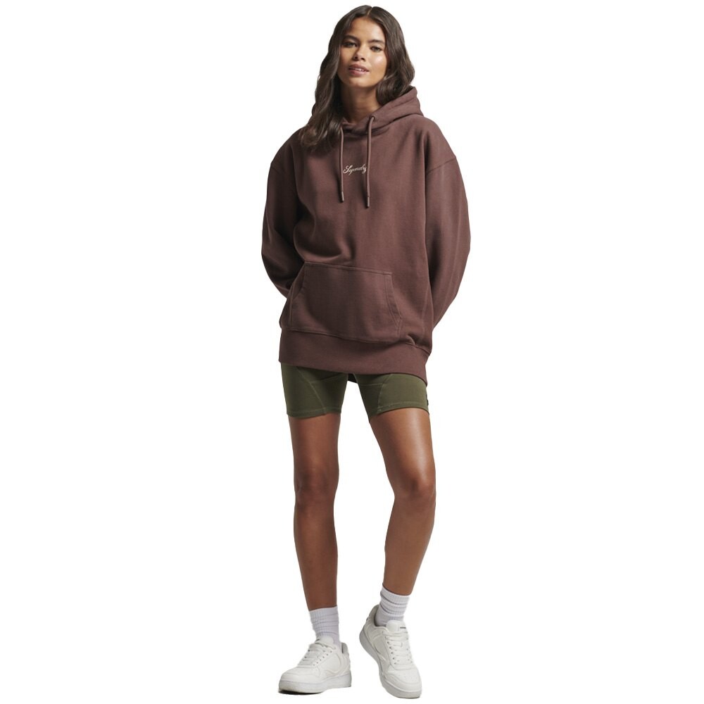 

Худи Superdry Code Sl Heritage Os, коричневый