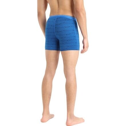 

Anatomica Boxer + Fly мужские Icebreaker, цвет Lazurite/Midnight Navy/Aop
