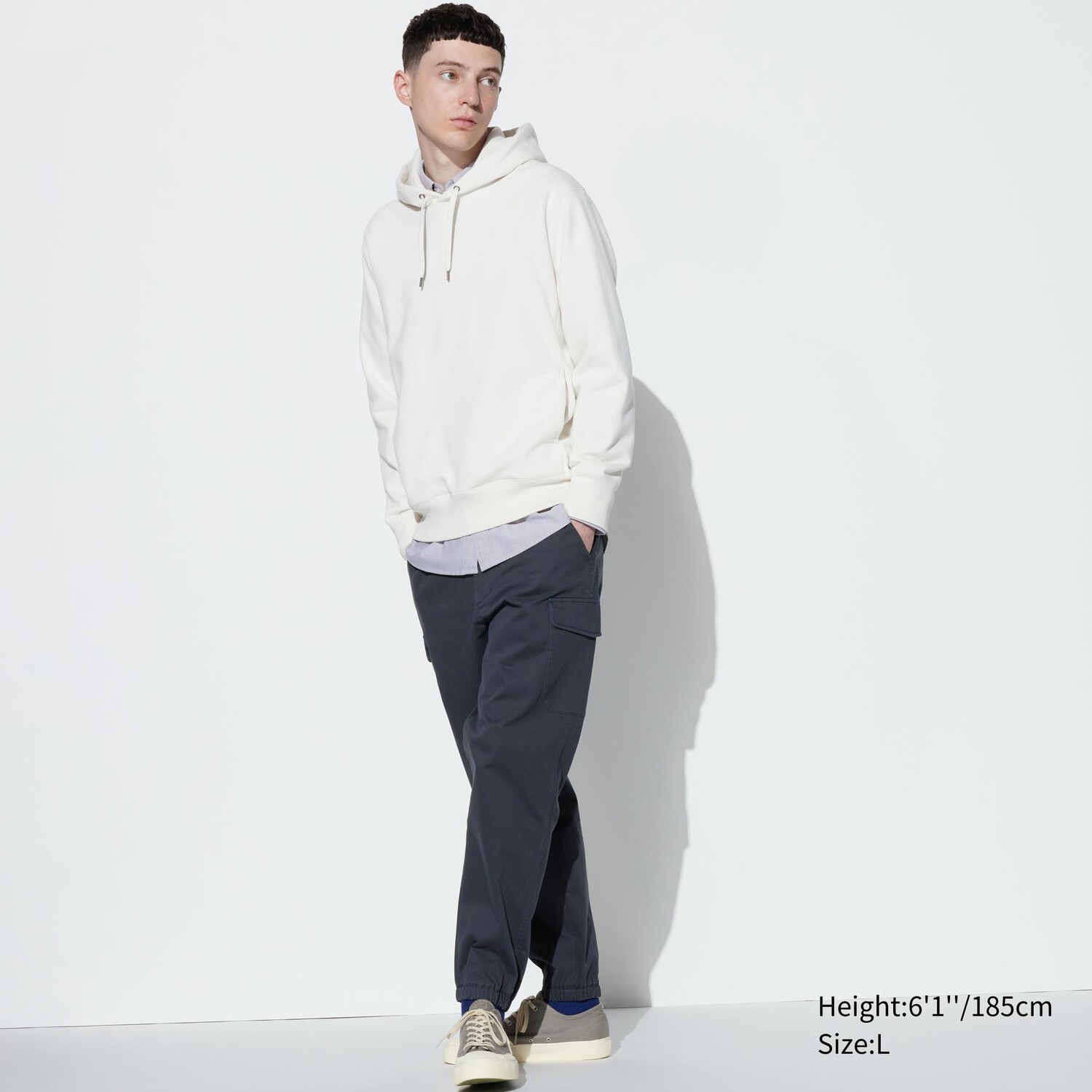 

Грузовые джоггеры UNIQLO, серый