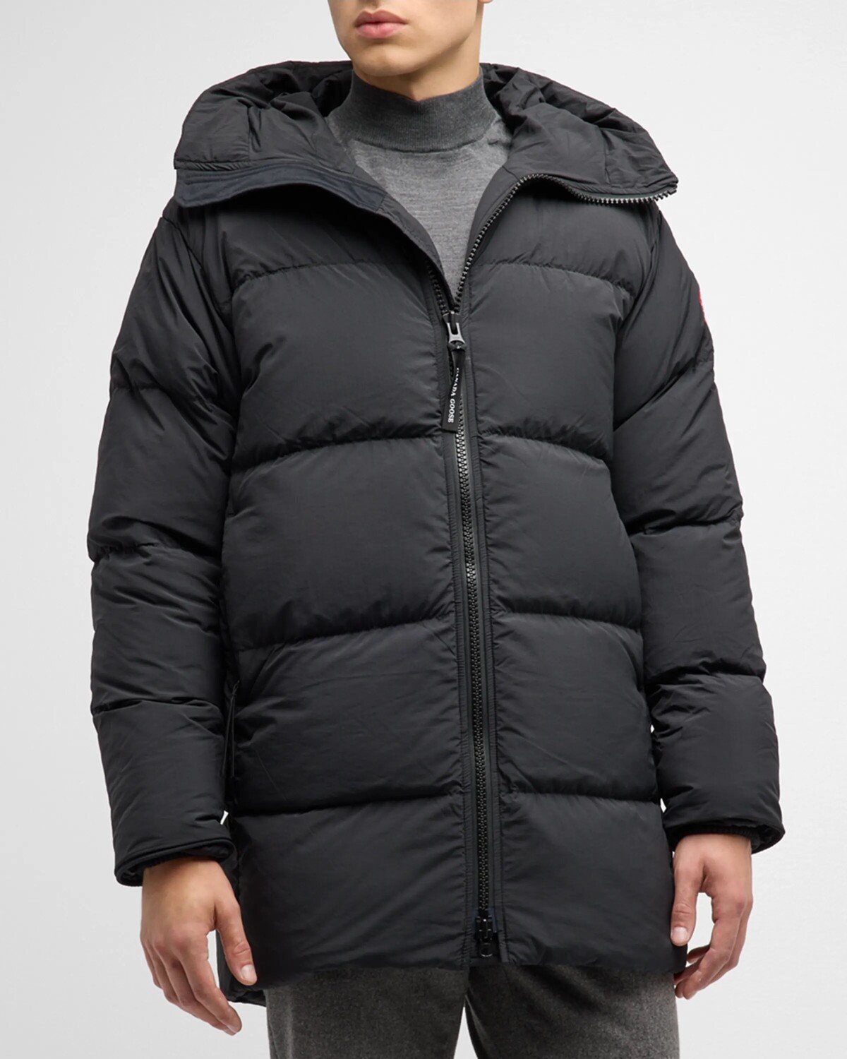 

Мужская куртка-пуховик Lawrence Canada Goose, цвет Black