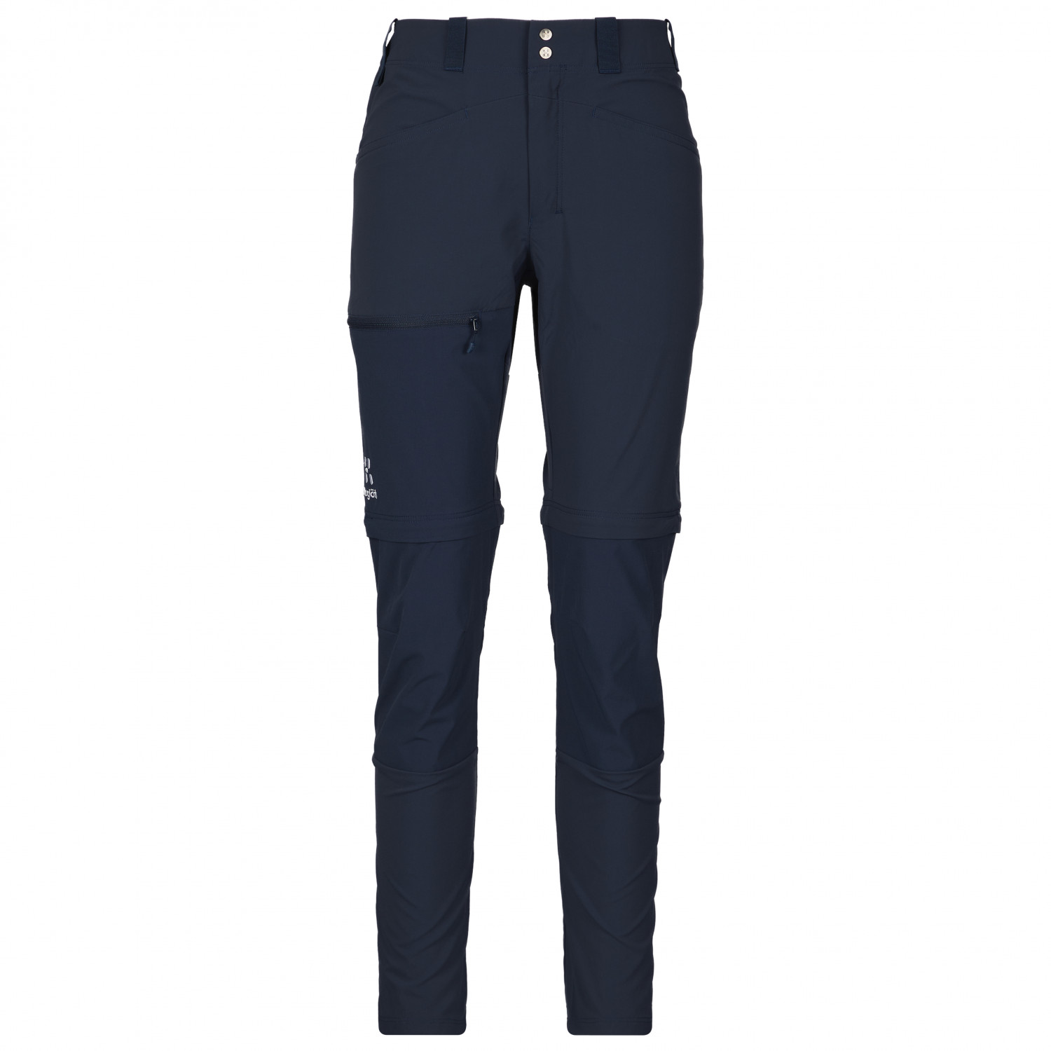 цена Трекинговые брюки Haglöfs Women's Lite Slim Zip Off Pant, цвет Tarn Blue