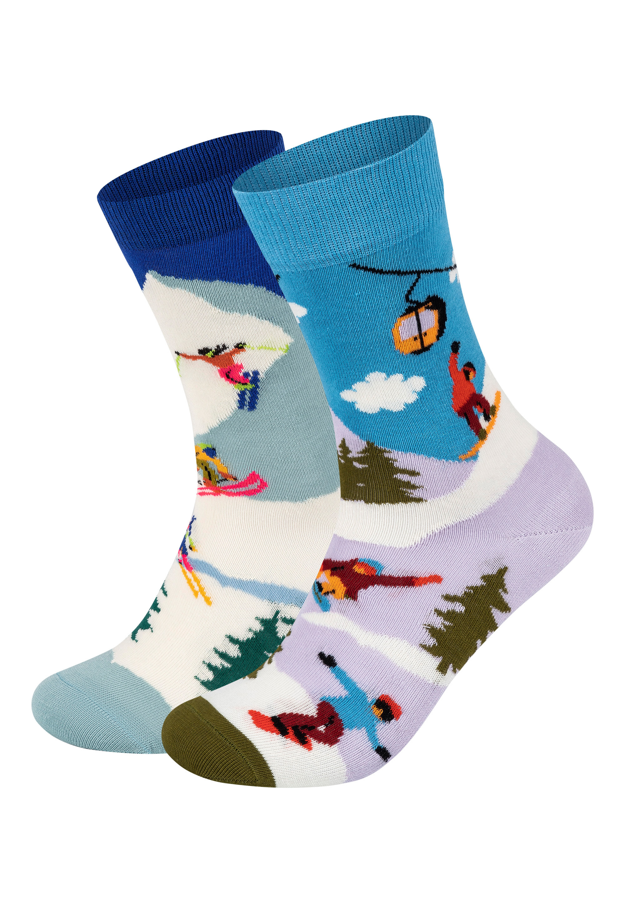 Носки Happy Socks Winterwonderland Snowboard Skiing, цвет multi_coloured