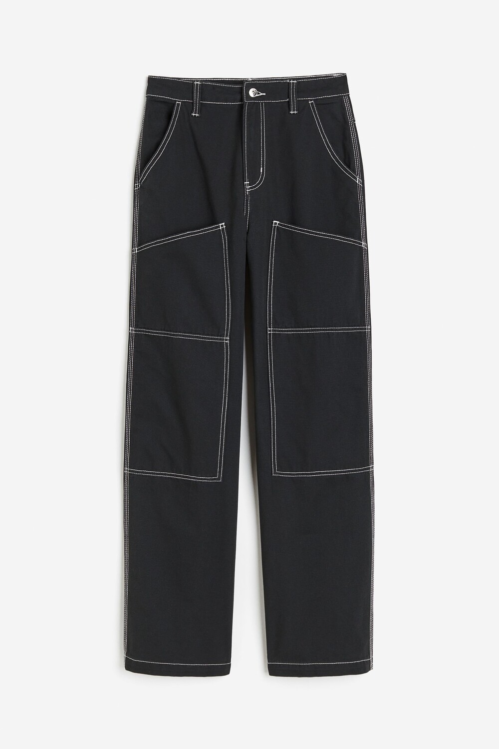 

Брюки H&M Twill Worker, черный