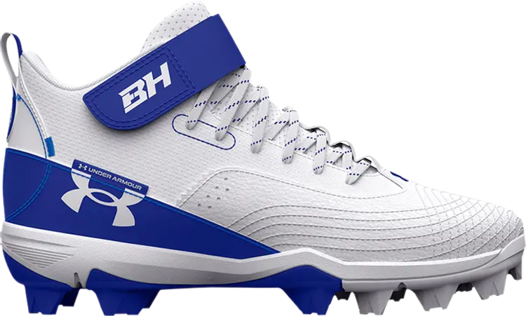 

Бутсы Under Armour Harper 7 Mid RM GS White Royal, белый