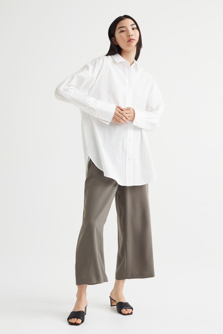 

Кюлоты H&M, темно-зеленый хаки