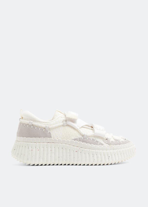

Кроссовки CHLOÉ Nama sneakers, белый